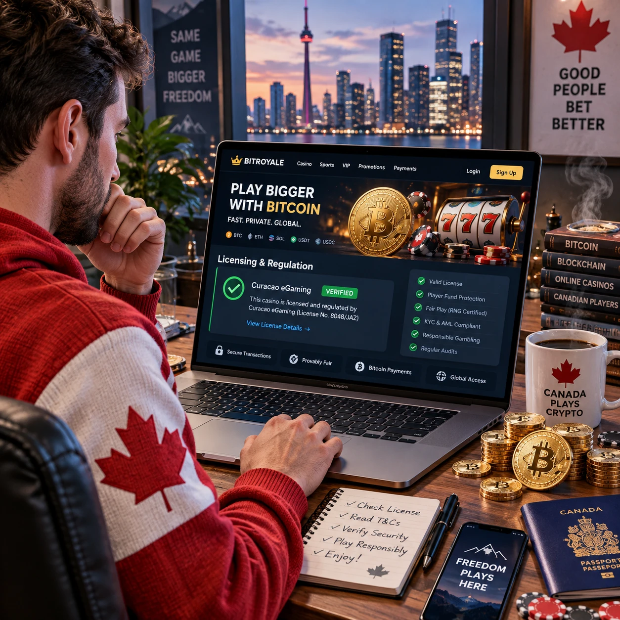 How To Choose A Safe And Fair Bitcoin Casino In Canada A 2026 Players Guide To Licensing Payouts